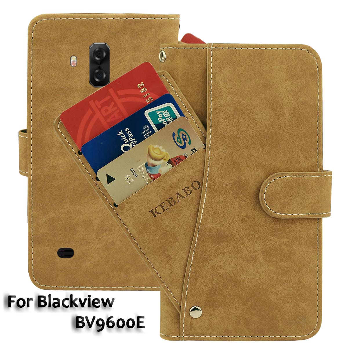 Luxury Bags Quotes - Vintage Leather Wallet Blackview BV6600E BV6900