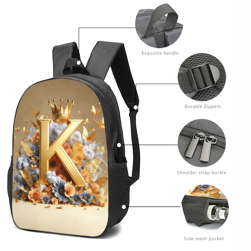 Golden 'K' Crown Floral Design – обзор и цена Luxury Bags Com