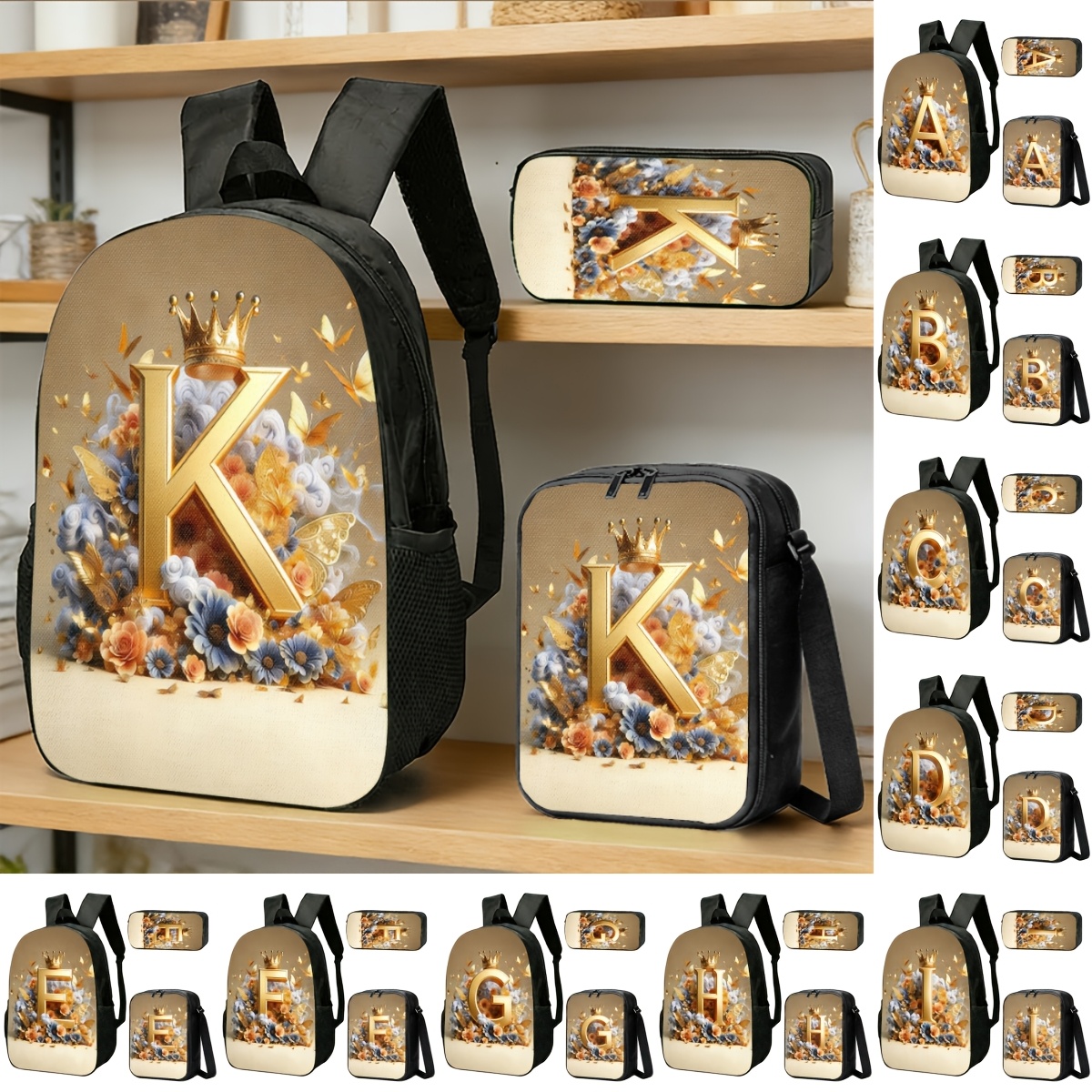 Golden 'K' Crown Floral Design – обзор и цена Luxury Bags Com