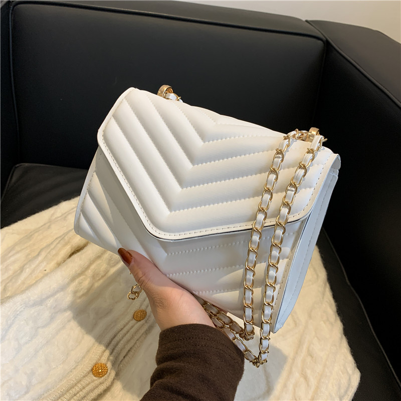 Women's White Black Quilted Ch – обзор и цена Chain Crossbody Quilted