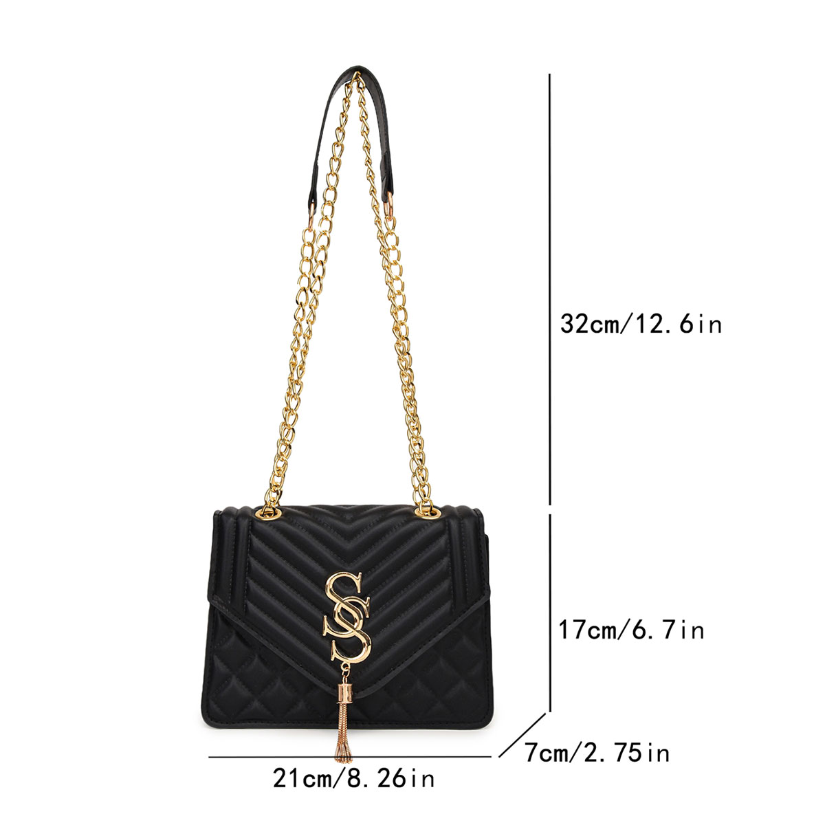 Light Luxury Elegant Argyle Qu – обзор и цена Chain Crossbody Quilted