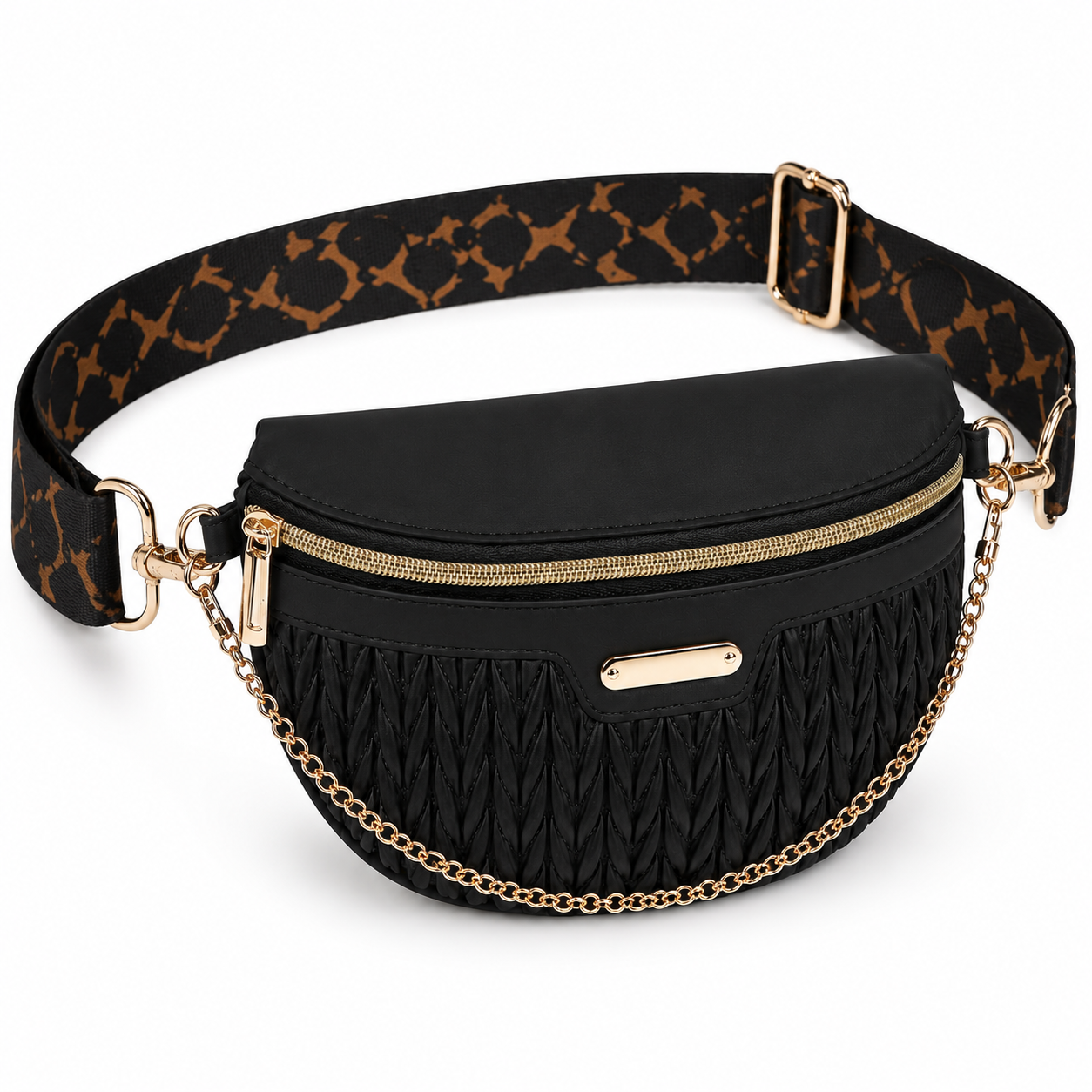 Women Quilted Waist Bag Fashio – обзор и цена Chain Crossbody Quilted
