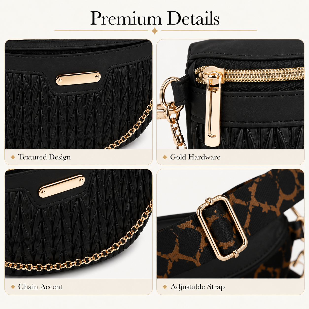 Women Quilted Waist Bag Fashio – обзор и цена Chain Crossbody Quilted